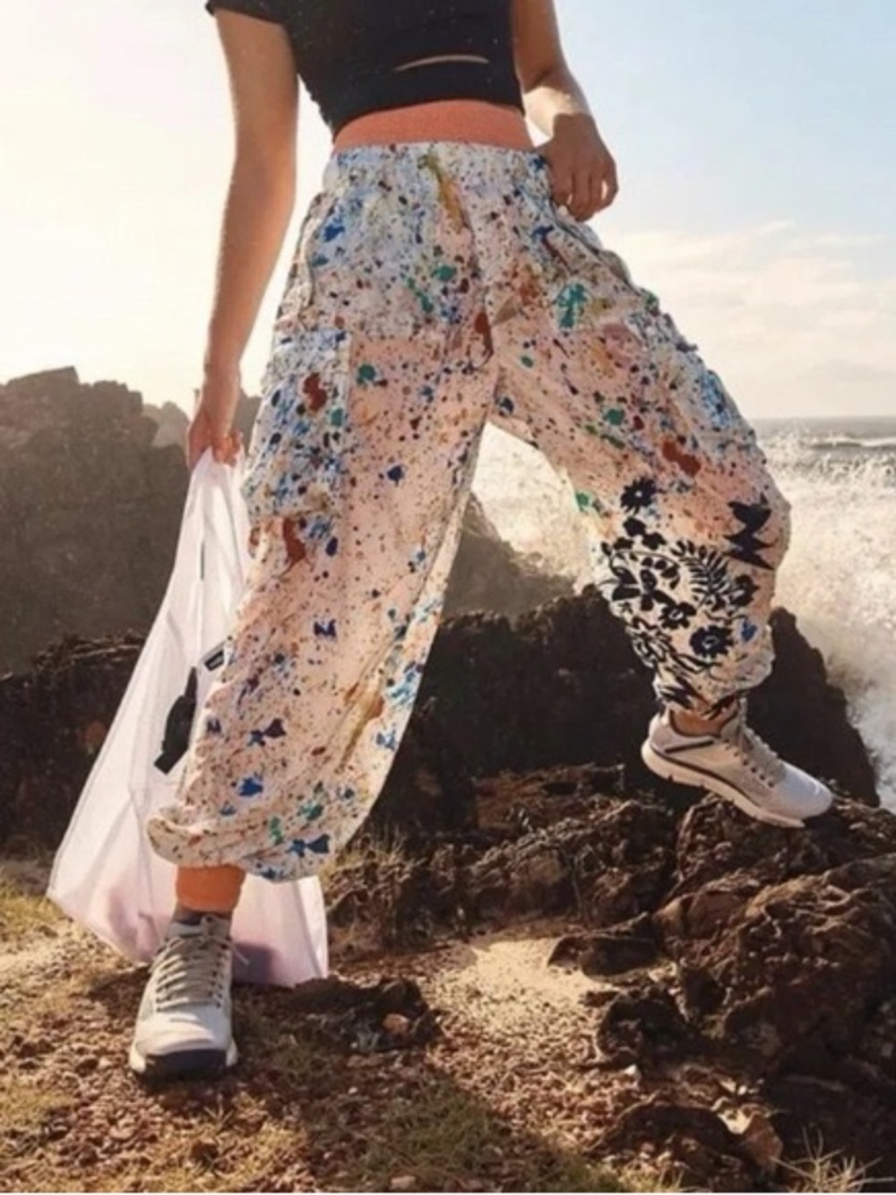 Free people movement color burst hiking pants size medium